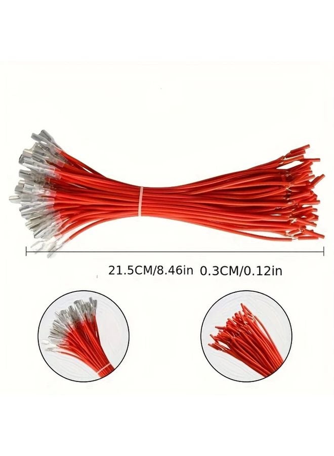 Black 10pcs 1 Gauge Heavy Duty Copper Core Wires with Locking Spring Clips - Image 3