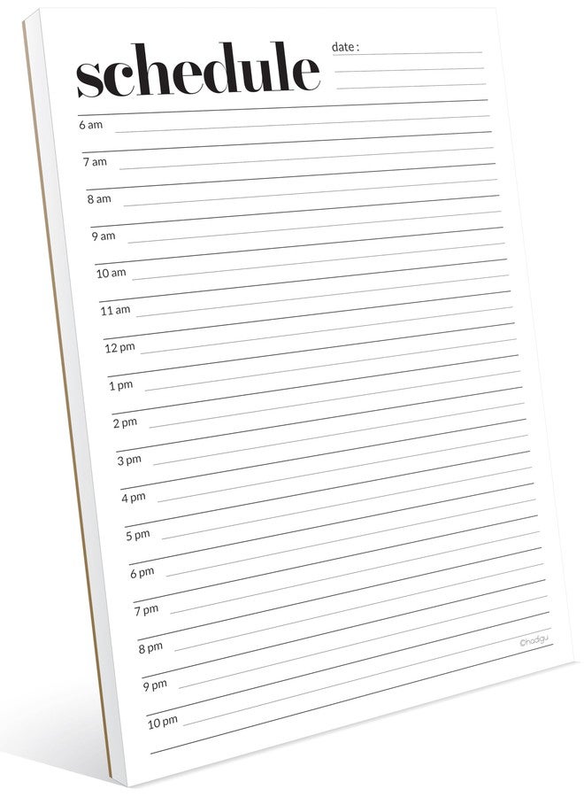 HADIGU Daily Planner Notepad with Hourly Schedule, A5 Size, Daily Schedule and To Do List Notepad, Time Block Planning Pad. - Image 1