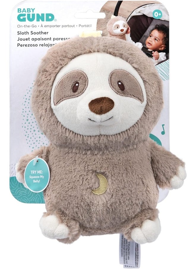 GUND Gund Baby Lil’ Luvs On The Go Sloth Soother Plush Toy (15.24 cm)  - Image 1