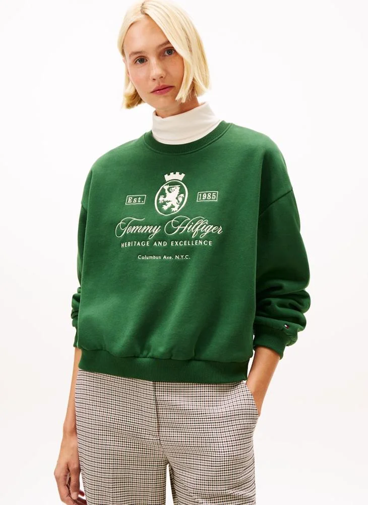 TOMMY HILFIGER Graphic Crew Neck Sweatshirt