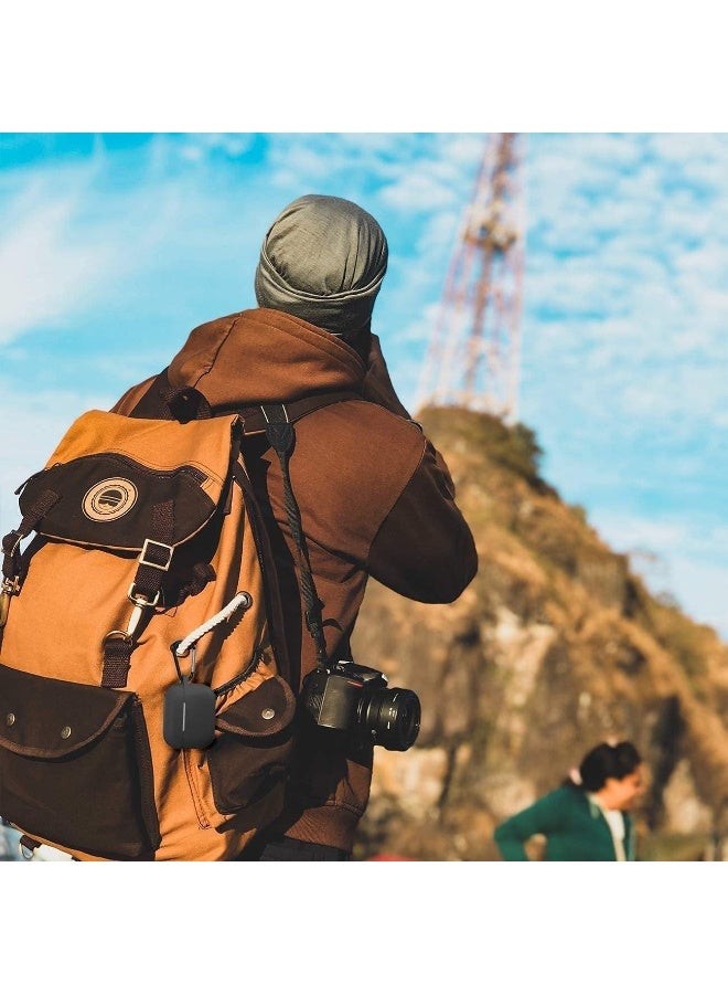 Silicone Case for AirPods Pro 3 (2025) with Keychain Neck – Shockproof Protective Silicone Skin, Supports Wireless Charging, Slim Fit (Black) - Image 5