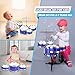 CHADRIGIVS Toddler Drum Set Kids Jazz Drum Kit 8 Piece Educational Percussion Musical Instruments Toy Playset Christmas Birthday Gift for Boys Girls Blue - Image 4