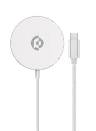 MagNova 25W MagSafe Charging Pad / Qi2 Charge Devices Wirelessly / 1.2m Cable Length / Ultra Thin Design / Stable & Fast Charging / Tangle Free Design / Built in Safeguard - Silver