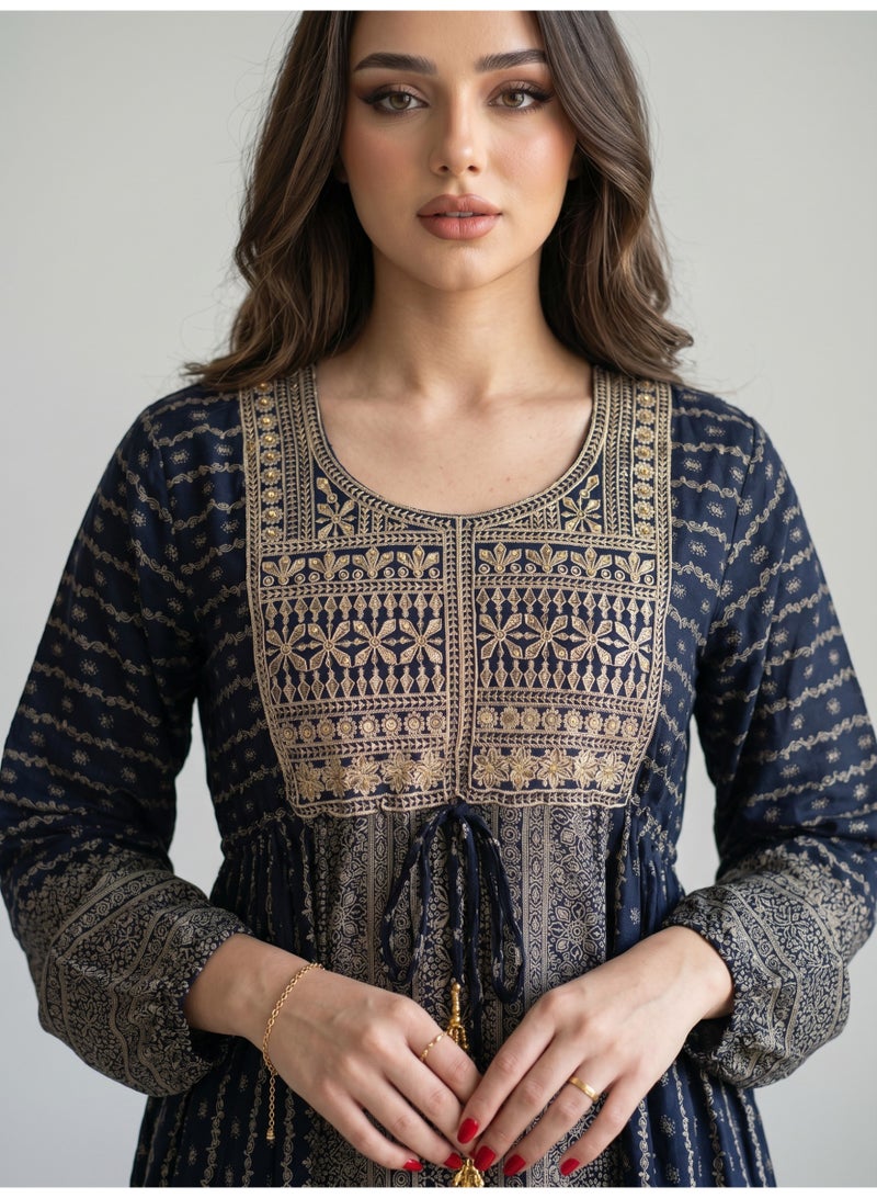 BHNS Embroidered women's jalabiyas, women's jalabiyas, luxurious jalabiyas, 2026 dresses, evening jalabiyas in large and small sizes, Moroccan kaftans, oriental Eid dresses, Emirati abayas for women, gifts, draa'a dresses for Eid, Gulf shirts, Moroccan women's shirts, gifts, abayas, Kuwaiti jalabiyas - Image 1