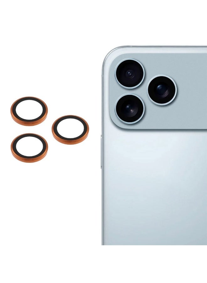 X-LEVEL AR-Spotlight Series For  iPhone 17 Pro Max / 17 Pro Tempered Glass Lens Protector Camera Lens Film - Orange - Image 1