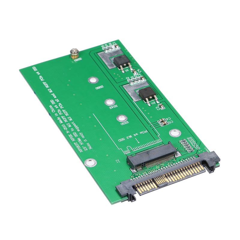 بطاقة محولة من NVME إلى NGFF M-KEY | بطاقة محولة من U.2 إلى M.2 PCI-E | واجهة PCI-E 4X وتزويد طاقة SATA - Image 4