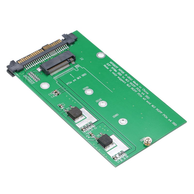 بطاقة محولة من NVME إلى NGFF M-KEY | بطاقة محولة من U.2 إلى M.2 PCI-E | واجهة PCI-E 4X وتزويد طاقة SATA - Image 3