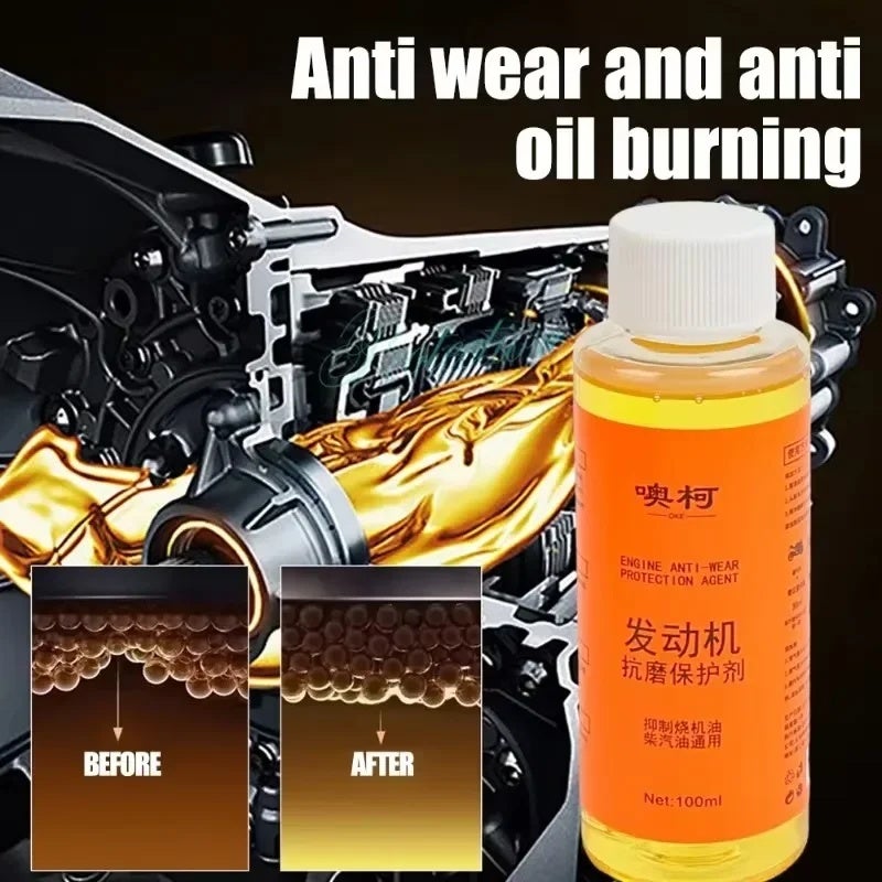 100ML Engine Cylinder Repair Agent Additive Oil for Engine Protection Noise Reduction Anti-Wear Repair Oil Reduce Friction - Image 3