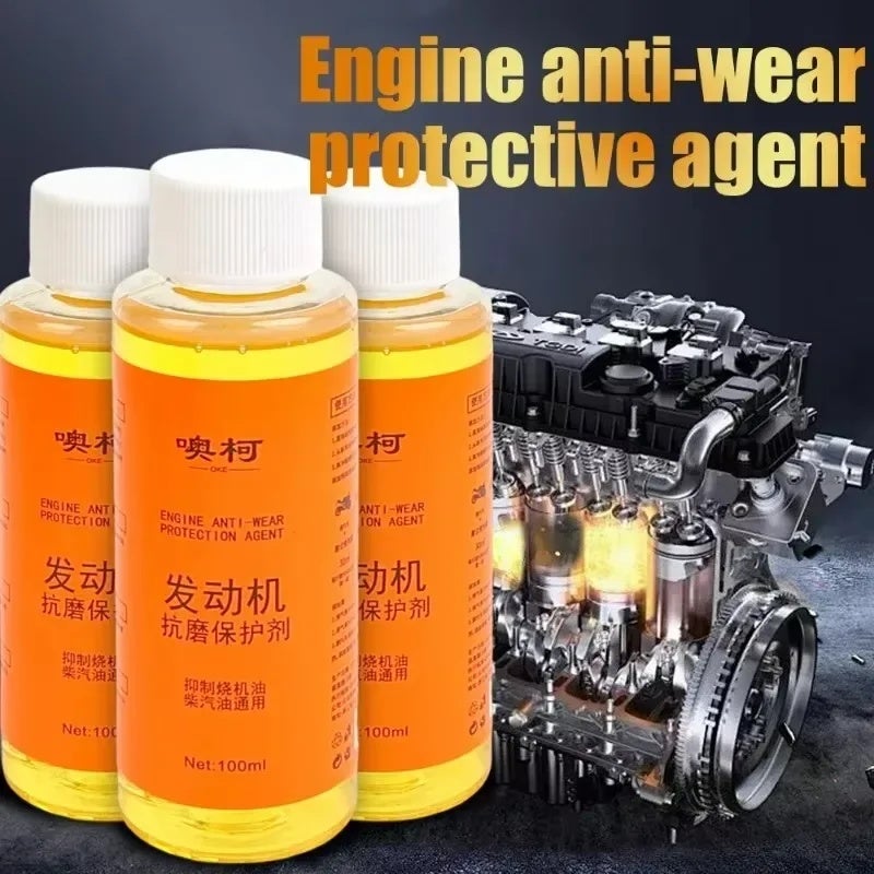 100ML Engine Cylinder Repair Agent Additive Oil for Engine Protection Noise Reduction Anti-Wear Repair Oil Reduce Friction - Image 2