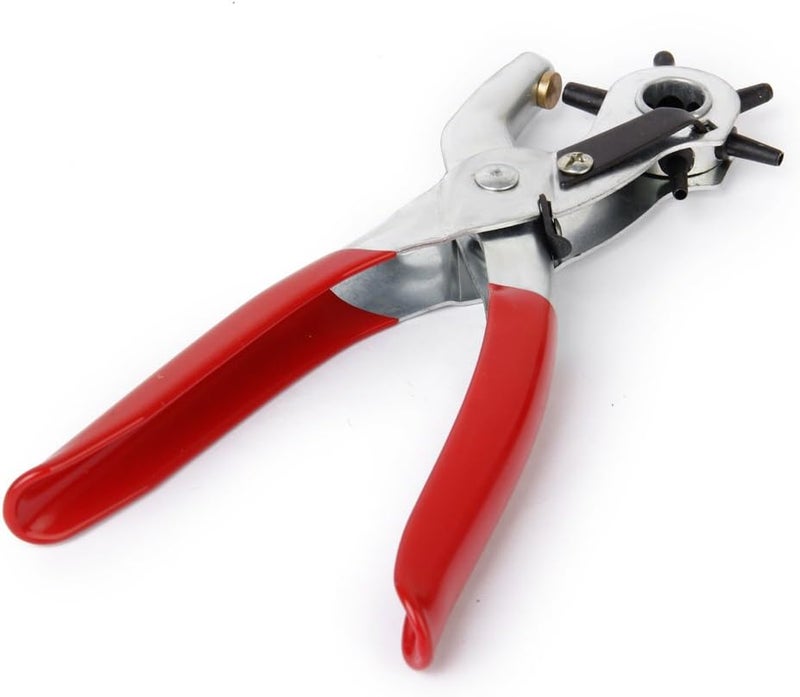 SE 7924LP Heavy-Duty Revolving Leather Hole Punch Tool - Image 2