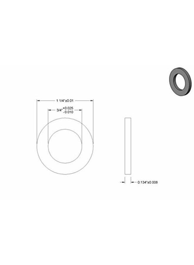 KART SUPPLY Clutch Spacer/Shim for Go & Mini Bikes with 3/4 Shaft - Image 4