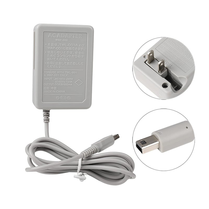 CSTESVN 3DS Charger, AC Adapter Home Travel Charger Wall Plug Power Adapter Compatible with Nintendo New 3DS XL, New 3DS, 3DS XL, 3DS, New 2DS XL, New 2DS, 2DS XL, 2DS, DSi XL, DSi(100-240 V) - Image 1