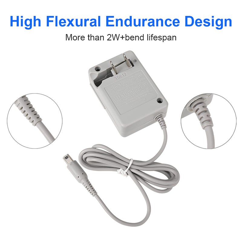 CSTESVN 3DS Charger, AC Adapter Home Travel Charger Wall Plug Power Adapter Compatible with Nintendo New 3DS XL, New 3DS, 3DS XL, 3DS, New 2DS XL, New 2DS, 2DS XL, 2DS, DSi XL, DSi(100-240 V) - Image 3