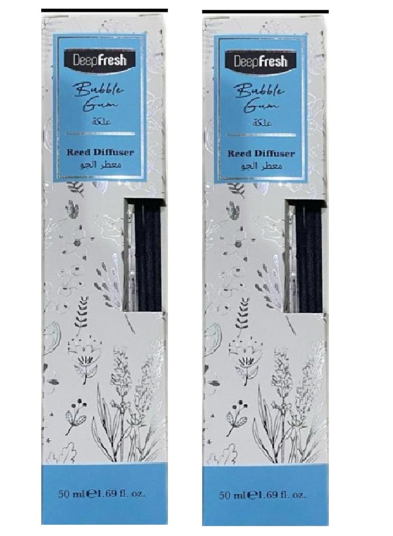 Two Pieces of Bubble Gum Reed Diffuser 50 ML