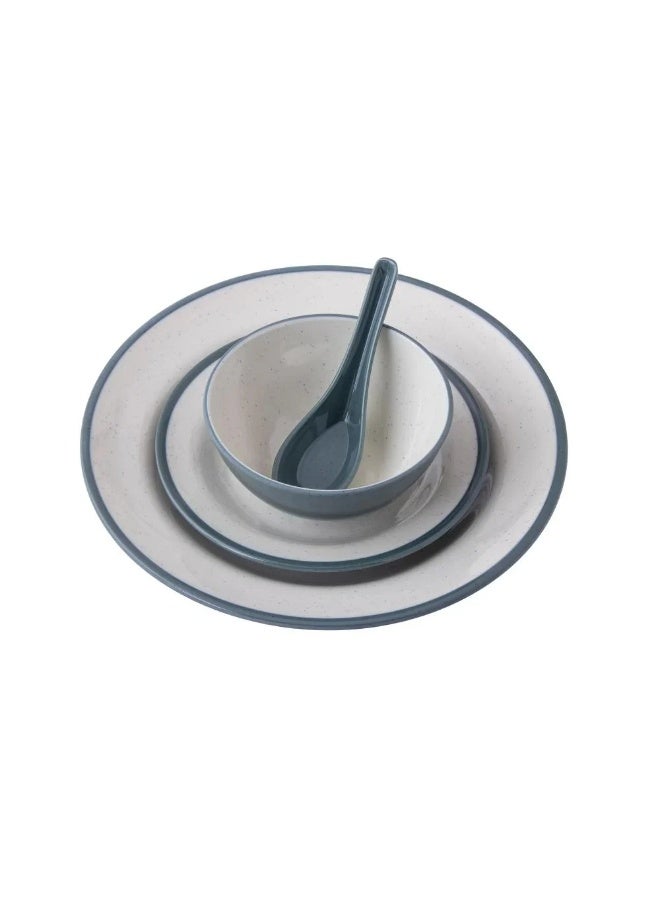 سي سي بن شيهون طقم سفرة 57 قطعة من الميلامين العالي الجودة و الأمن في الميكرويف - Image 3