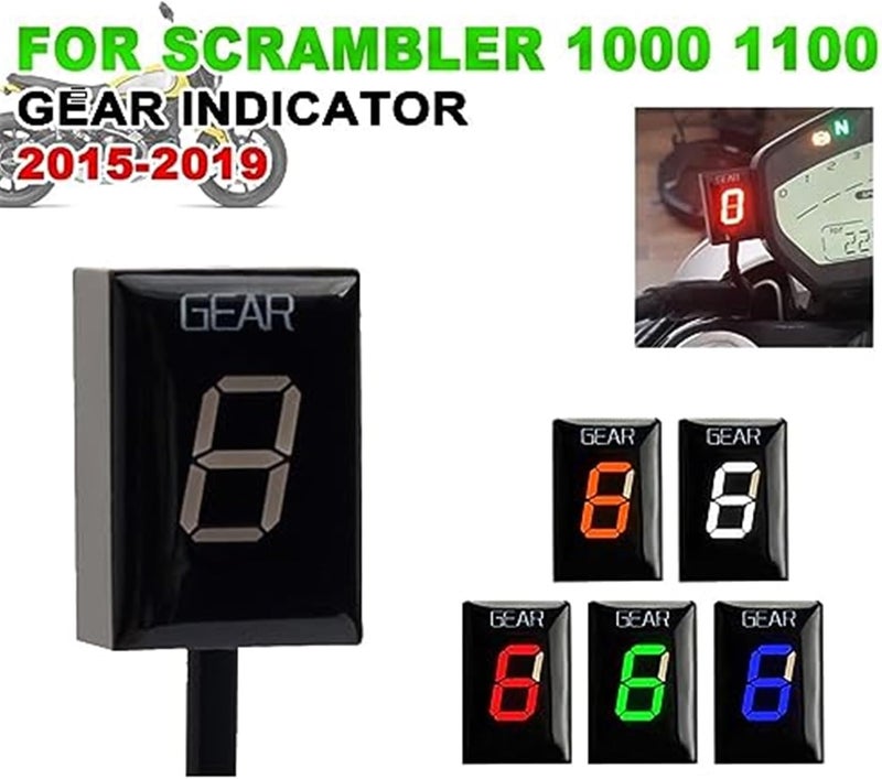 Vuzmode Gear Indicator for Scrambler 1000/1100 - Image 3