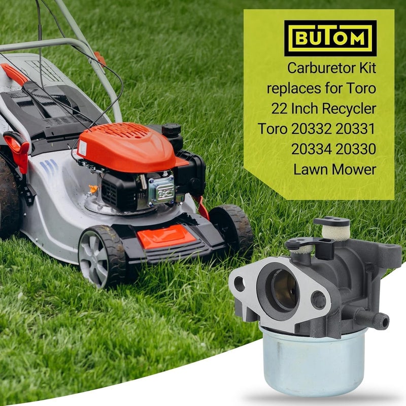 Butom كاربراتير 190CC لجزازة العشب Toro 22 بوصة Recycler Toro 20332 20334 20331 20333 20330 20092 20066 20065 20095 20064 20093 مجموعة صيانة جزازة العشب - Image 2
