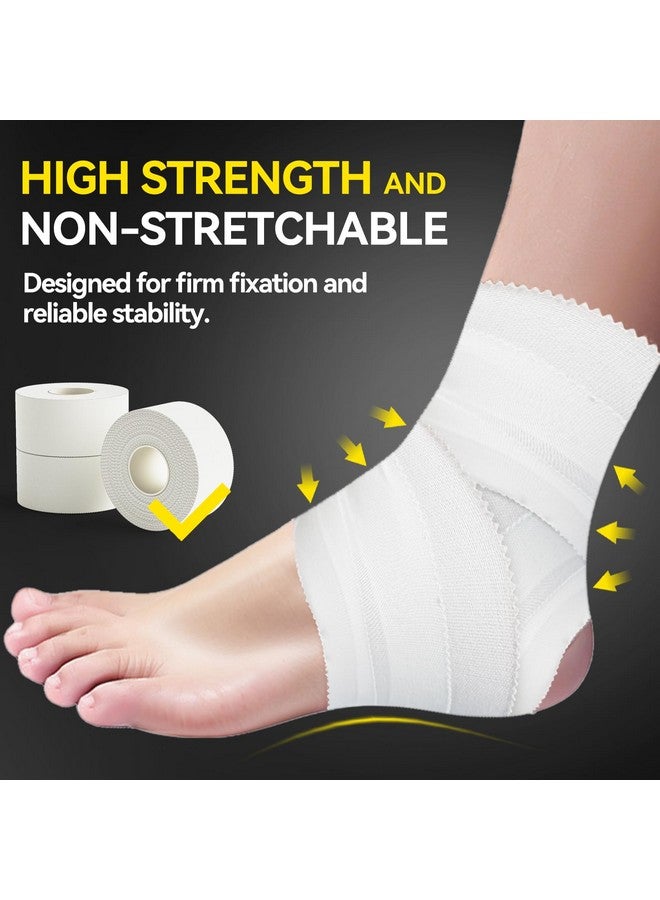 Dimora Athletic Tape, Easy Tear Sports Tape with Serrated Edges, Strong Adhesion, No Residue, Ideal for Gymnastics, Boxing, Lacrosse, Hockey and First Aid (White, 1.5 in x 45 ft, 4 Pack) - Image 3