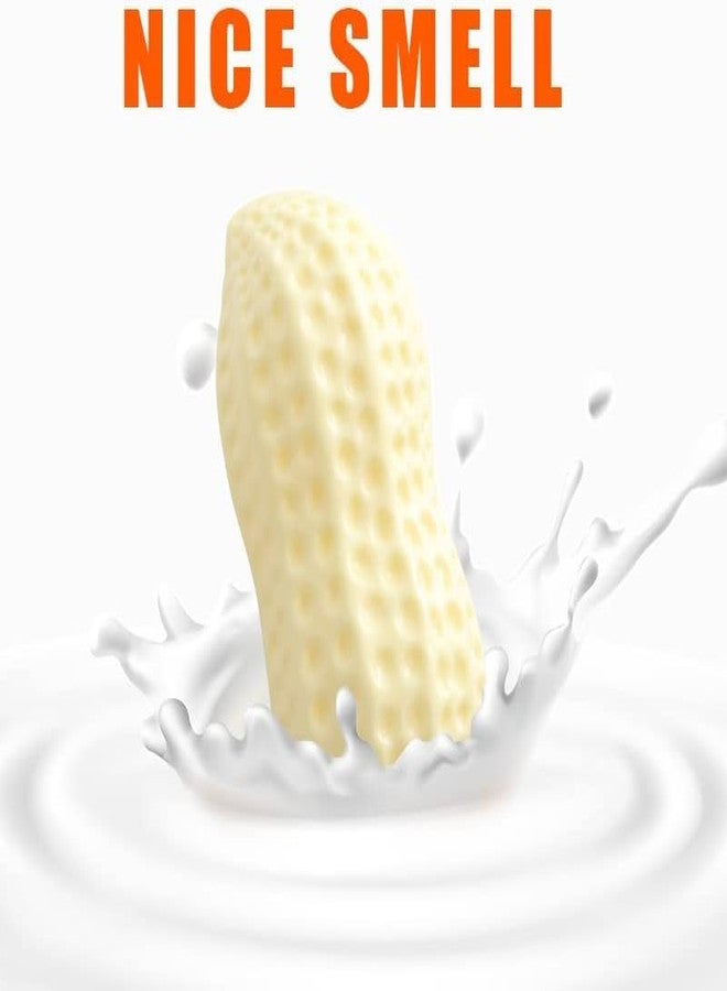 KittuPet ألعاب مضغ للكلاب من KittuPet للكلاب التي تمضغ بقوة، ألعاب تفاعلية للكلاب، ألعاب مناسبة للكلاب المتوسطة والكبيرة، ألعاب تصدر صوتاً، على شكل حبة فول سوداني - Image 3