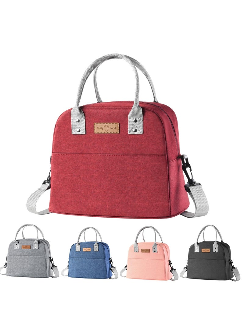 VIO Insulated Waterproof Lunch Bag Thermal Reusable Lunch Bag For Office Work School College Travel Picnic Small Cooler Tote Bag for Men Women Boys Girls Indoor Outdoor  - Image 1