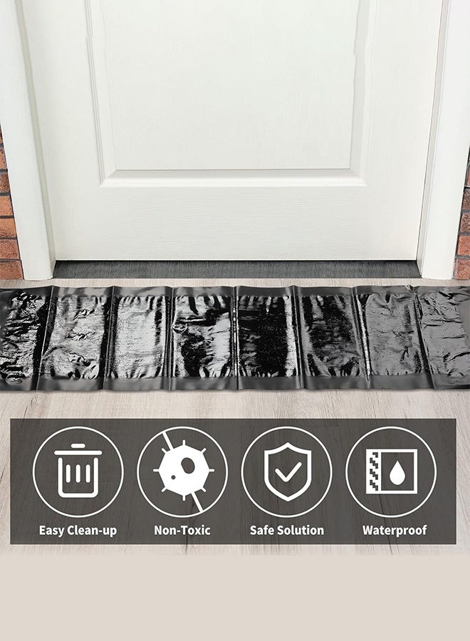 سويت لايف 5 Pcs 47 Inch Ultra Large Sticky Mouse Glue Traps Sticky Rat Trap That Work for Rats Roaches Rodents Heavy Duty Pre Baited Mats Indoor Outdoor Catch Pest (Black) - Image 4