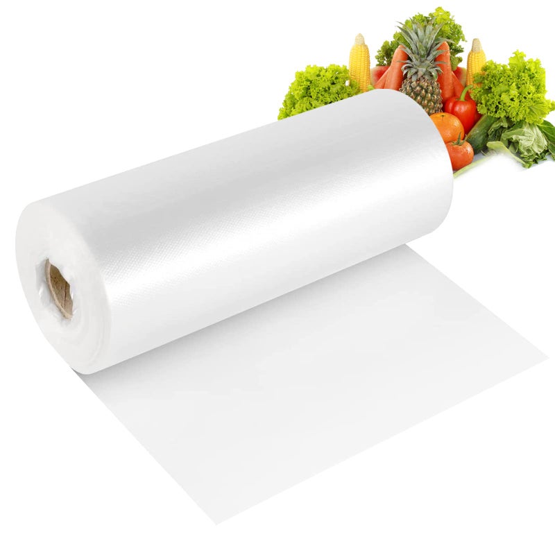 RyhamPaper Food Storage Bags  12 x 20 Plastic Produce Bag on a Roll Fruits  Vegetable  Bread  Food Storage Clear Bags (2 Rolls / 700 Bags) - Image 1