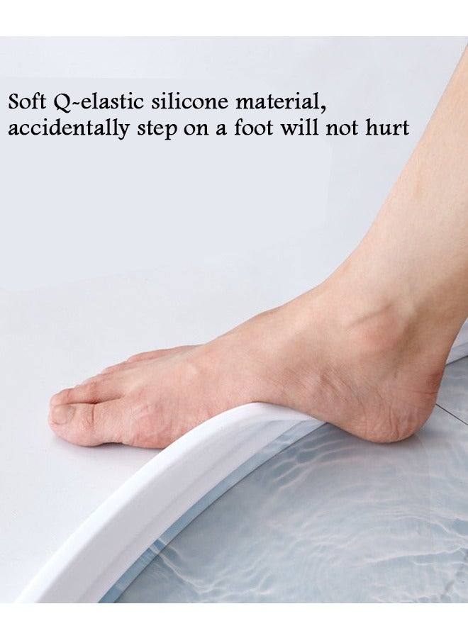 Shower Barrier Water Stopper Bathroom Waterproof Strip Rubber Adjustable Size Strap Belt Water Blocker 2M - Image 3