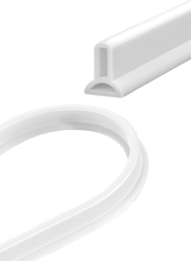 Shower Barrier Water Stopper Bathroom Waterproof Strip Rubber Adjustable Size Strap Belt Water Blocker 2M - Image 2