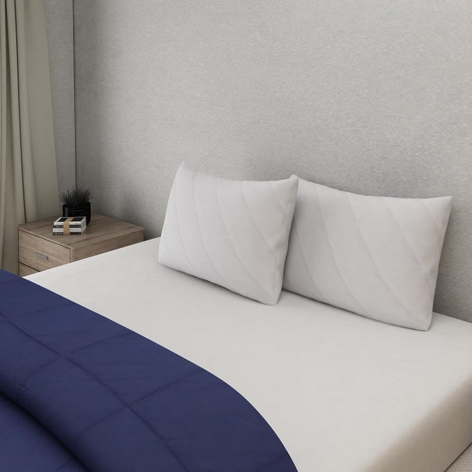 HOME PILLOW PROTECTOR WATERPROOF 100 GSM DIAMOND STITCHING