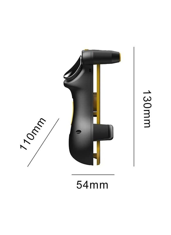 Generic - 2-Piece Mobile Tablet Controller Gamepad Wireless Gaming Joystick with Finger Covers - Image 1