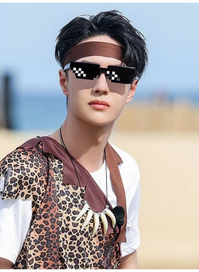 نظارات شمسية مستقطبة من الفسيفساء المضحكة في البكسل - Image 3