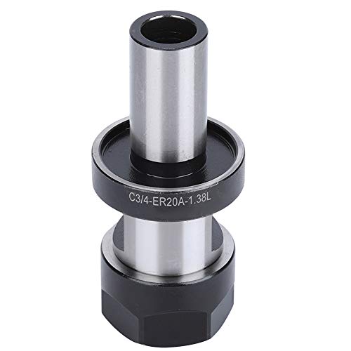 Naroote Collet Chuck 3/4 Extension Er20 Collet Set Router Collet Extension R8 Collet,Shaped Chuck Collet Lengthen Tool Carving Machine Part 3/4in C3/4 ER20A 1.38L - Image 4