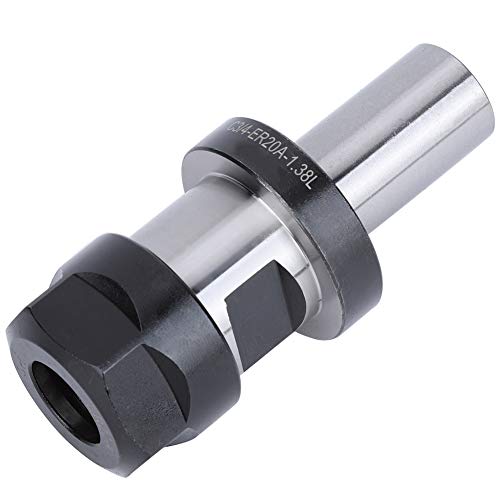 Naroote Collet Chuck 3/4 Extension Er20 Collet Set Router Collet Extension R8 Collet,Shaped Chuck Collet Lengthen Tool Carving Machine Part 3/4in C3/4 ER20A 1.38L - Image 1
