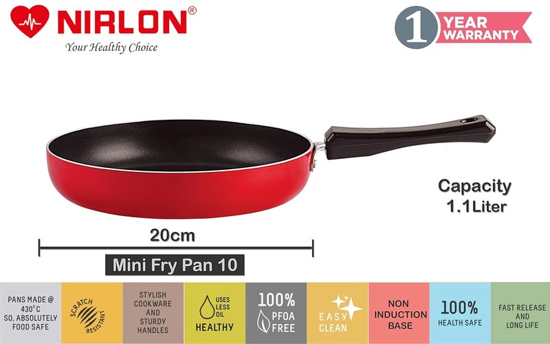 Nirlon Nirlon Non Stick Coated Heat Resistance Pfoa Free Aluminium Kitchenware Gift Set of 4 Pieces FT12_FP10_ST12_CS24  - Image 2