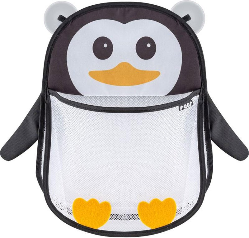 Reer MyHappyPingu Bath Toy Net, Hygienic Storage for Bathtub Toys, Tub Tray