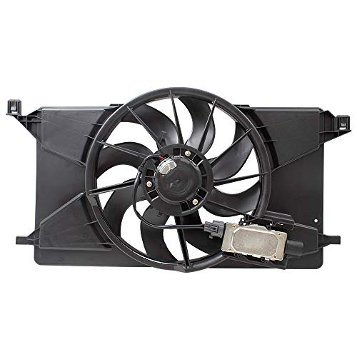 Brock Replacement Radiator Cooling Fan Assembly w/Control Module For 12-18 Focus 2.0L & 12-18 Focus Electric replaces CV6Z8C607R BV6Z8C607K - Image 2
