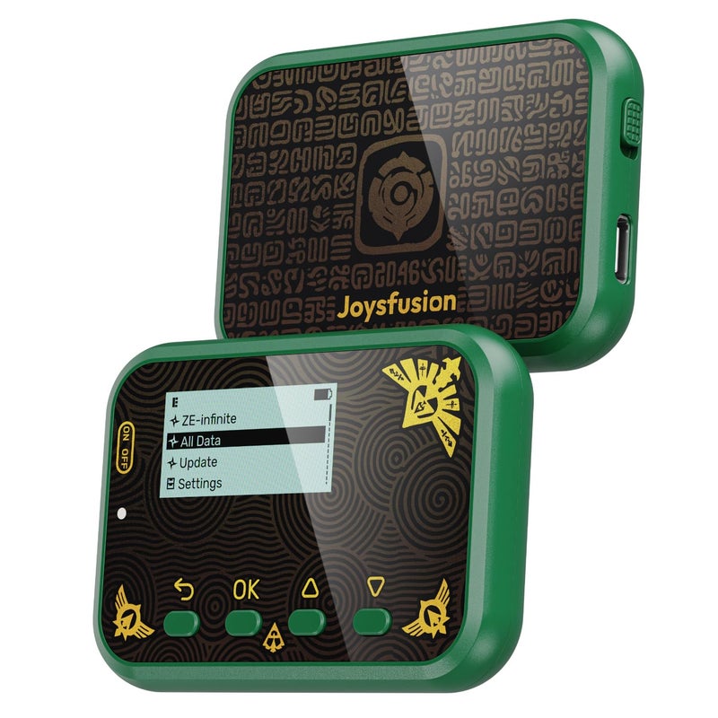 Joysfusion NFC Emulator, Store 3000 NFC Data, Support Ulimited Scan, 1.2" Screen, Easy Button Controls, Rechargeable for Endless Play, Compatible with 50+ Games (Red) - Image 1