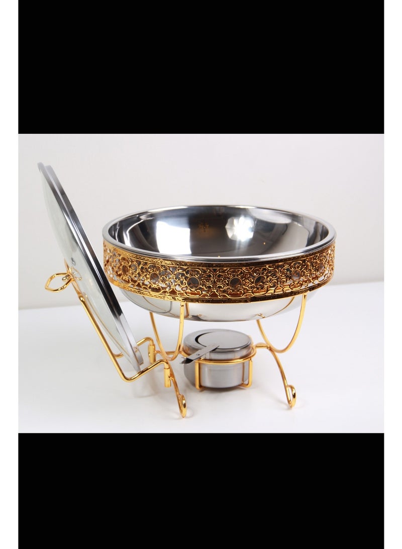 Food warmer with lid and handles - Image 4