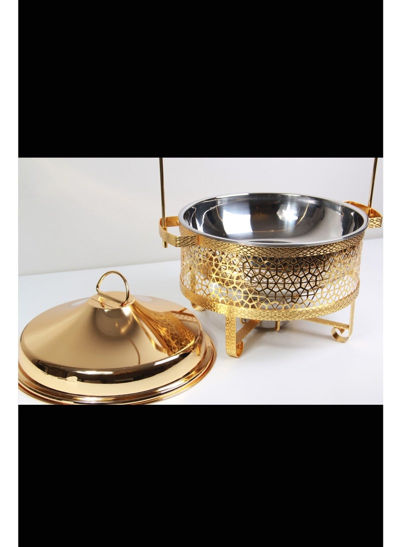 Food warmer with lid and handles - Image 3