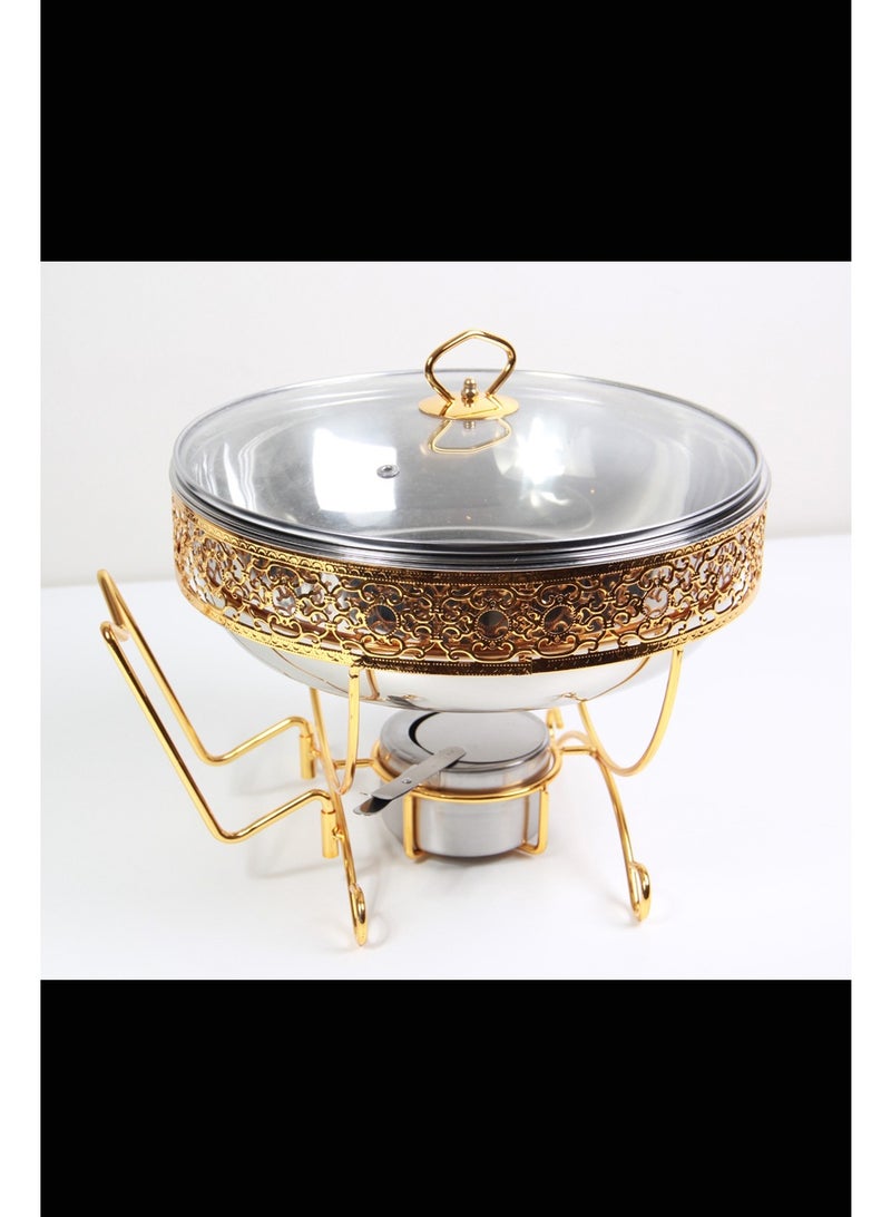 Food warmer with lid and handles - Image 2