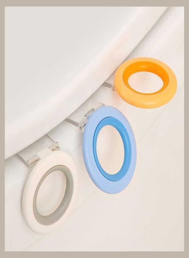 Jaimin Creation (Pack Of 2) Toilet Seat Lifter Self-Adhesive Toilet Seat Holder With Double Tape Toilet Seat Lifter Handle Clip Water Closet Toilet Lifter Avoid Direct Contact - Image 2