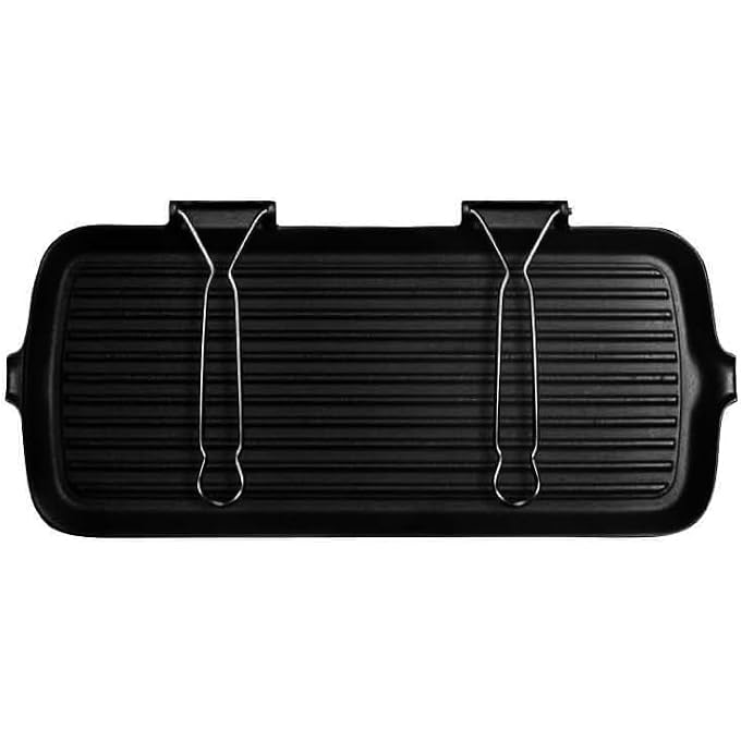 00011250G00 Grill 28X50 In Cast Ironcast Iron Grill Pan Double Ridges Black