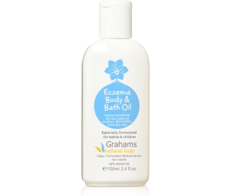 Grahams Natural Baby Bath Oil, 3.4 Ounce