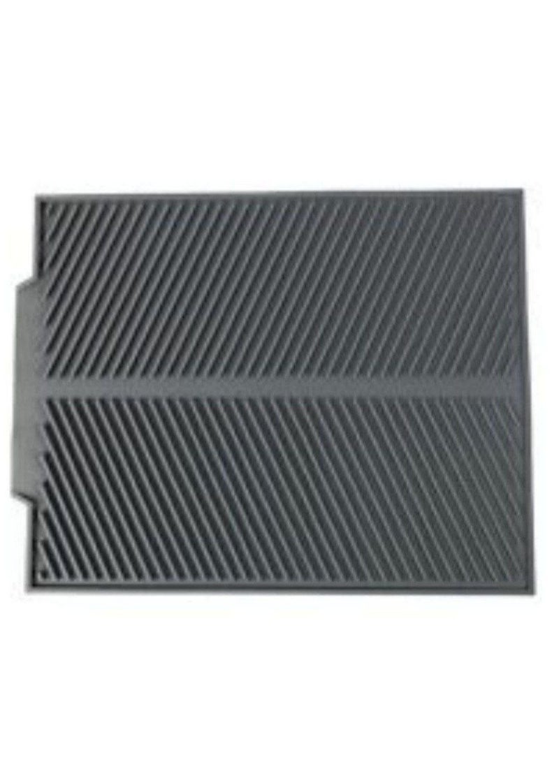 Folding Draining Mat, 43x33CM Silicone Draining Board Mats Dish Drying Mat Flume Drain Board Drainer Mats for Kitchen Universal Drain Board - Image 1