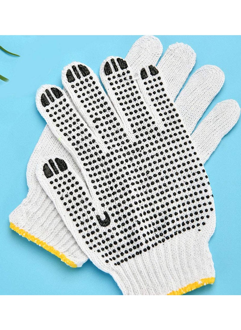 SYOSI - 5 Pairs of Skidproof Gloves Anti- Scald Thermal Insulation High Temperature Resistance Baking Gloves Garden Home Decoration Gloves for Man Woman (Random Color) - Image 1
