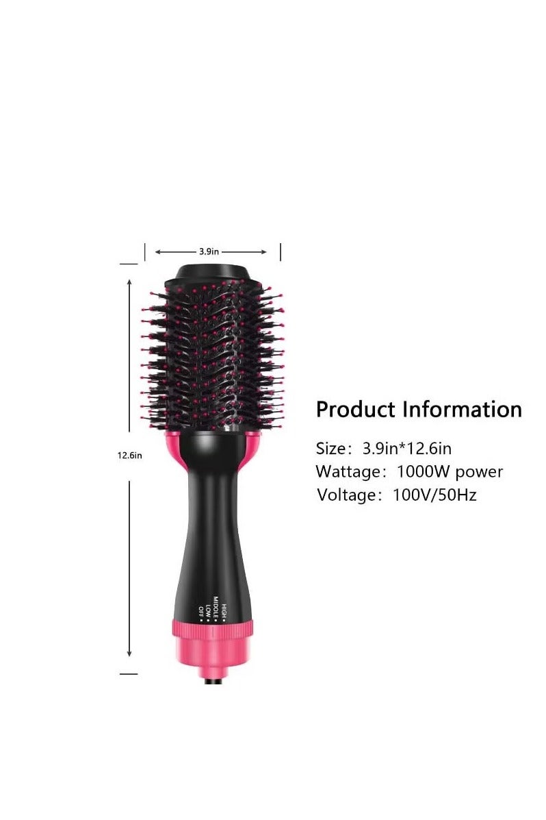 Generic One Step Hair Dryer And Styler Black/Pink  - Image 4