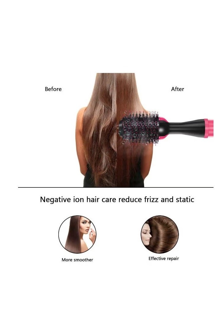 Generic One Step Hair Dryer And Styler Black/Pink  - Image 3