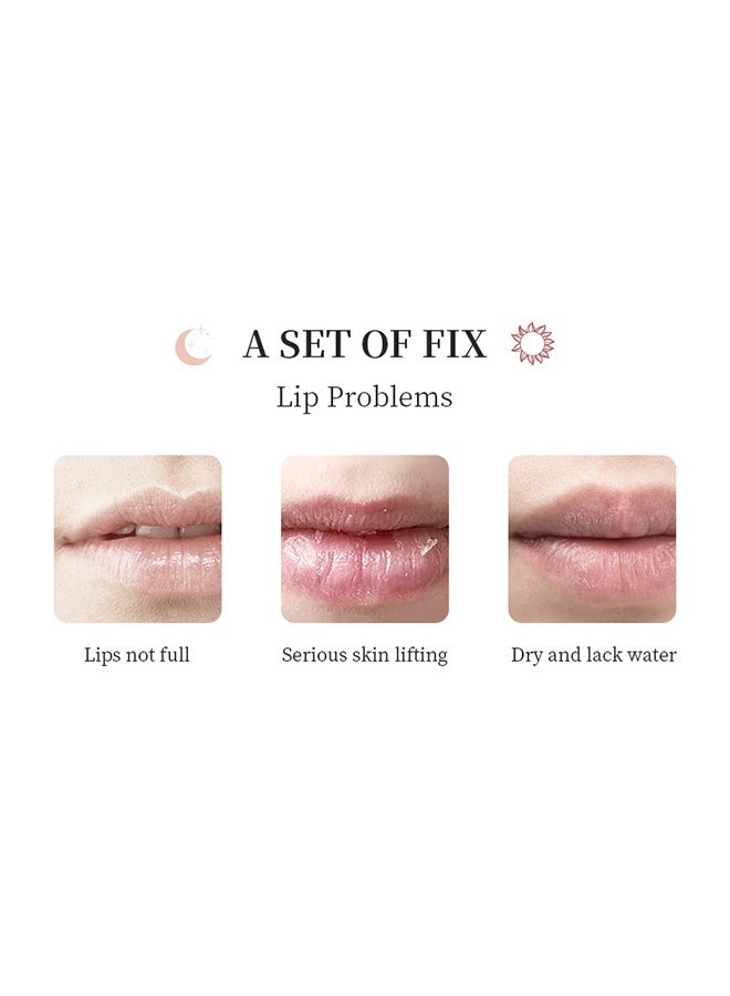 Kormesic Plumper Lip  - Plant Extracts Plumping Lip Oil Including Day and Night Lip Oil to Fuller & Hydrated Lip,Reduce Fine Lines(3.5MLX2) - Image 2