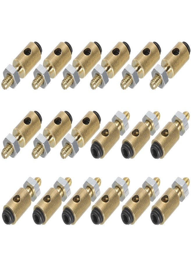 MECCANIXITY Linkage Stoppers Connecting Servo Arm,Adjustable Push Rod with Nut and Screw for RC Airplane,D4x1.8mm 18Pcs - Image 1