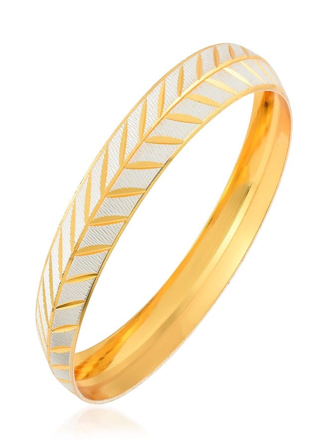 Memoir Brass Dual tone Goldplating Fashion Bangle Bracelet Kada Men Fashion (KDNI8234-2.12) - Image 1